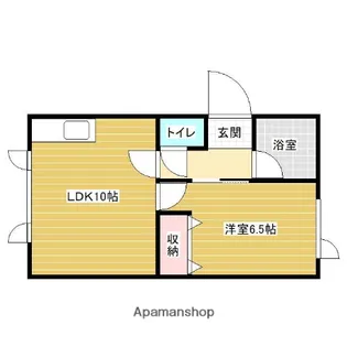 ハイツファミールⅡ【1階】の間取り