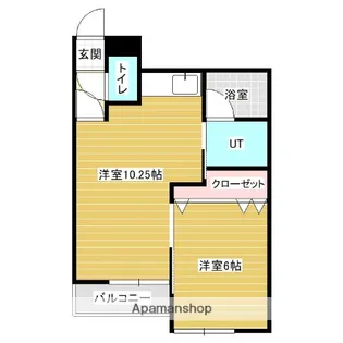 アーバンスコートA棟【1階】の間取り