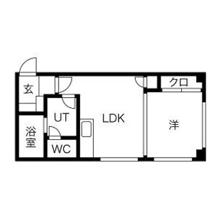 エクセル505【3F号室】の間取り
