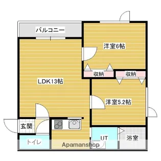 MSシャンティ【1階】の間取り