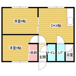 イースト・ヴィラ【1階】の間取り