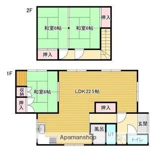 北海道夕張郡栗山町字日出【一戸建】の間取り