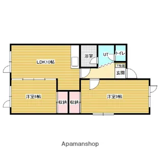 グランジュールB【2階】の間取り