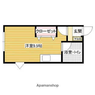 コーポロゼ【3階】の間取り