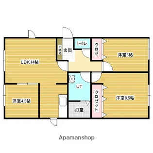 シャイン【2階】の間取り
