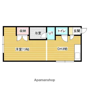 スリーハイツ【1階】の間取り