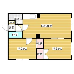 嶋崎マンション【2階】の間取り