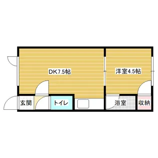 ハイツシャネル【2階】の間取り