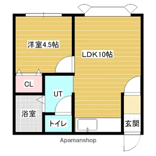 メゾン・ド・リバーサイド【2階】の間取り