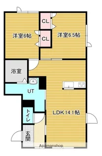ラバンナ610A棟【1階】の間取り