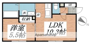 プレシェルト1条通【1階】の間取り