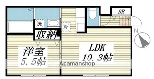 プレシェルト1条通【203号室】の間取り
