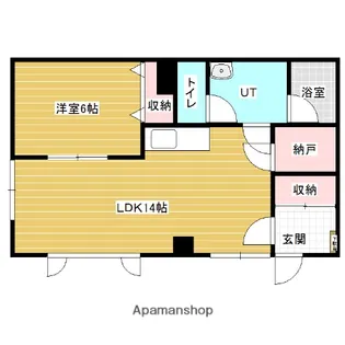 ハッピーレジデンス【1階】の間取り