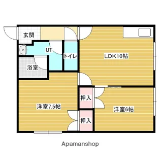 サンコーポ【2階】の間取り
