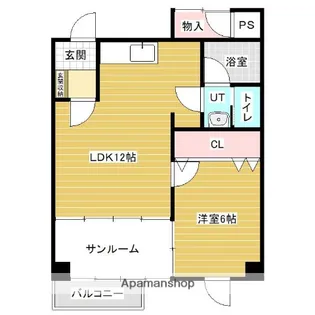 ウエストヒルズ【2階】の間取り