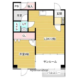 ウエストヒルズ【3階】の間取り
