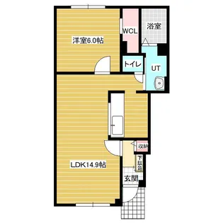 PLUMERIAⅡ【1階】の間取り