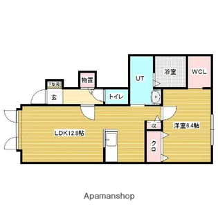 ソレイユ【1階】の間取り