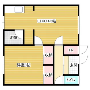 松家ハイツ【2階】の間取り