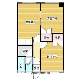 コーポかりん【2階】の間取り