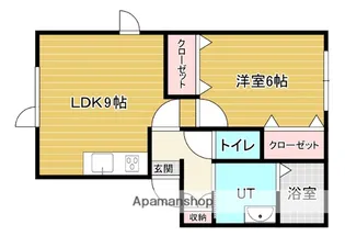 トーケンⅩⅧ【2階】の間取り