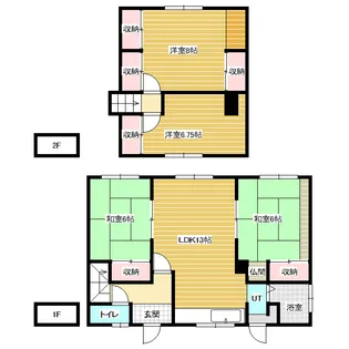 北海道三笠市柏町【一戸建】の間取り