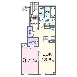 ビバ アメニティ【1階】の間取り