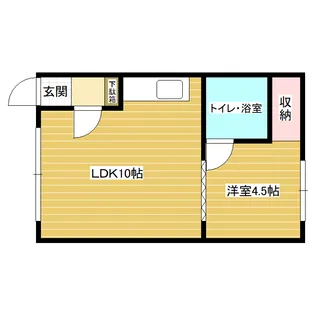 みかみハイツ3【1階】の間取り