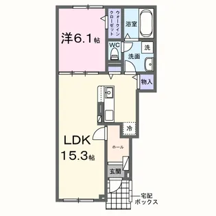 アンジェロⅢ【1階】の間取り