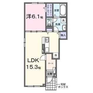 アンジェロⅢ【1階】の間取り