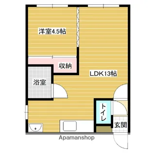 第2ハイツ【1階】の間取り