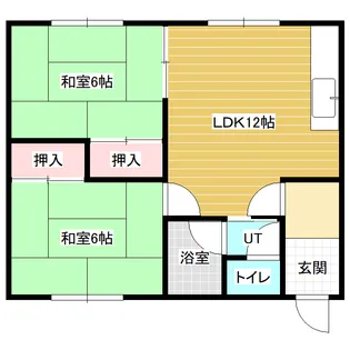 コーポますだ【2階】の間取り
