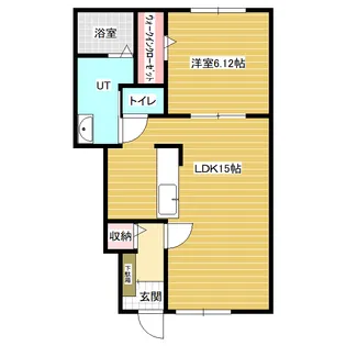 トロワ ベル フィーユⅢ【1階】の間取り