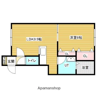 サンチャイルド4・1【1031F号室】の間取り