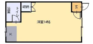 コーポシーハイル【2階】の間取り