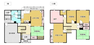北海道三笠市柏町【一戸建】の間取り