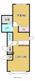 ベルクレストB棟【2階】の間取り