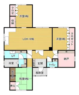 北海道夕張郡栗山町字中里【アパート】の間取り