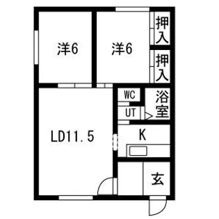 シティ57【201号室】の間取り