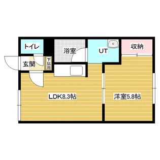 レジデンスSATO【2階】の間取り