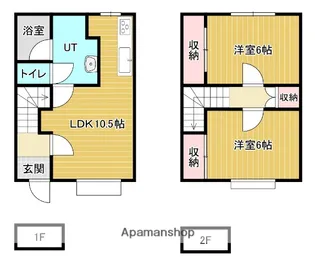 南幌アラビスⅡ【1階】の間取り