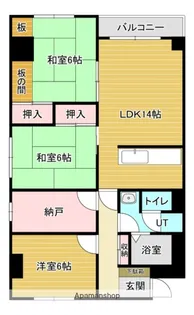 ダイアナ南幌ヒルズ弐番館【4階】の間取り