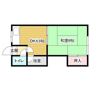 柴田マンション【1階】の間取り