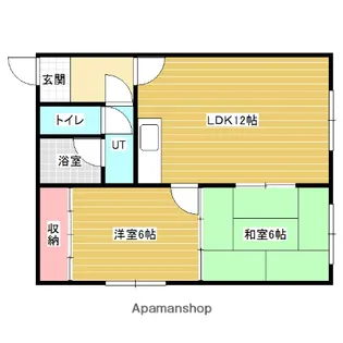コーポ美奈美【2階】の間取り