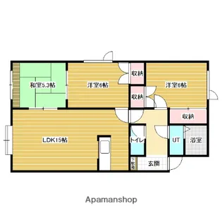 羊蹄スカイMS【2階】の間取り