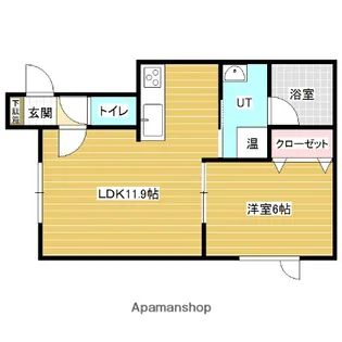 AGMⅢ【2階】の間取り