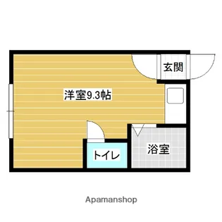 ソーシャルアパートメントRITZ【3階】の間取り