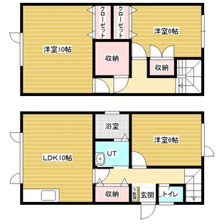 カームハイツ【2階】の間取り