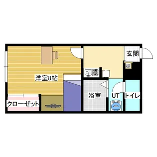 レオパレスリュウカ【208号室】の間取り