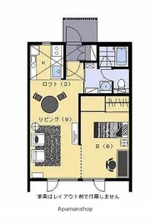 緑が丘ハウスA【2階】の間取り